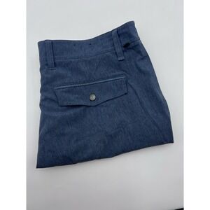 7 Diamonds Shorts Mens 36 Blue Velocity Performance Moisture Wicking Golf Travel